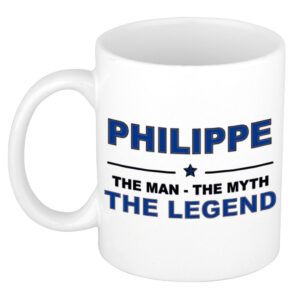 Philippe The man, The myth the legend pensioen cadeau mok/beker 300 ml