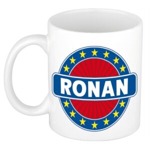 Kado mok voor Ronan