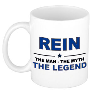 Rein The man, The myth the legend pensioen cadeau mok/beker 300 ml