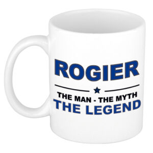 Rogier The man, The myth the legend pensioen cadeau mok/beker 300 ml