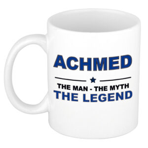 Achmed The man, The myth the legend pensioen cadeau mok/beker 300 ml