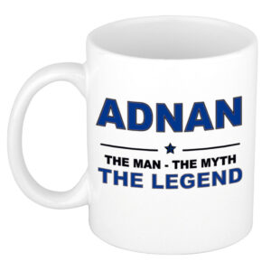 Adnan The man, The myth the legend pensioen cadeau mok/beker 300 ml