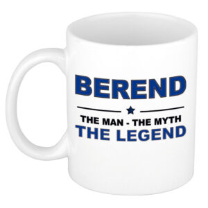 Berend The man, The myth the legend pensioen cadeau mok/beker 300 ml