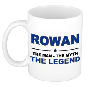 Rowan The man, The myth the legend pensioen cadeau mok/beker 300 ml