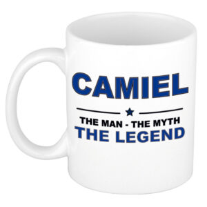 Camiel The man, The myth the legend pensioen cadeau mok/beker 300 ml