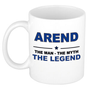 Arend The man, The myth the legend pensioen cadeau mok/beker 300 ml