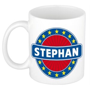 Kado mok voor Stephan