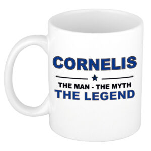 Cornelis The man, The myth the legend pensioen cadeau mok/beker 300 ml