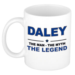 Daley The man, The myth the legend pensioen cadeau mok/beker 300 ml