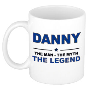 Danny The man, The myth the legend pensioen cadeau mok/beker 300 ml
