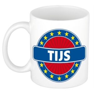 Kado mok voor Tijs