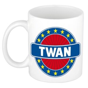 Kado mok voor Twan