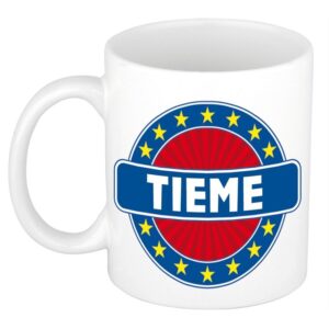 Kado mok voor Tieme