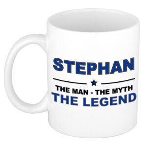 Stephan The man, The myth the legend pensioen cadeau mok/beker 300 ml