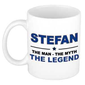 Stefan The man, The myth the legend pensioen cadeau mok/beker 300 ml