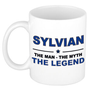 Sylvian The man, The myth the legend pensioen cadeau mok/beker 300 ml